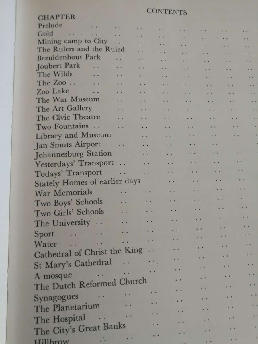 JOHANNESBURG Some Sketches of the GOLDEN METROPOLIS A A TELFORD  1969 ( JHB history )