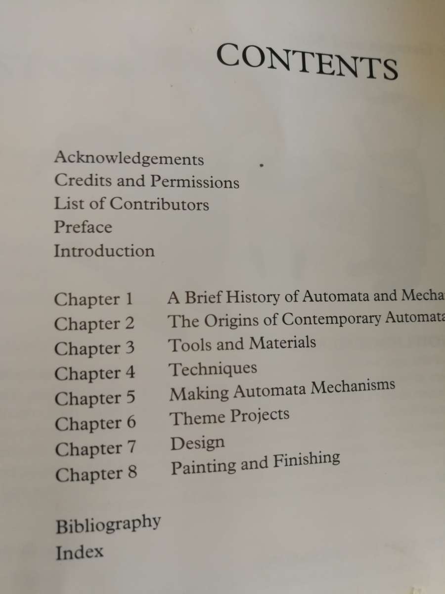 AUTOMATA and MECHANICAL TOYS RODNEY PEPPE includes the history of automata toys  Woodworking