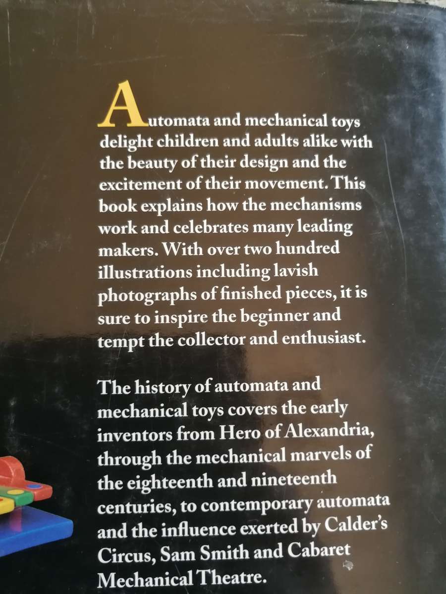 AUTOMATA and MECHANICAL TOYS RODNEY PEPPE includes the history of automata toys  Woodworking