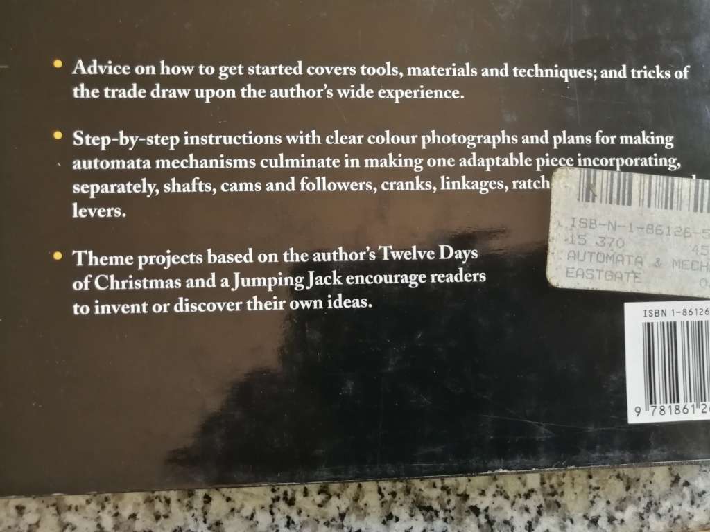 AUTOMATA and MECHANICAL TOYS RODNEY PEPPE includes the history of automata toys  Woodworking