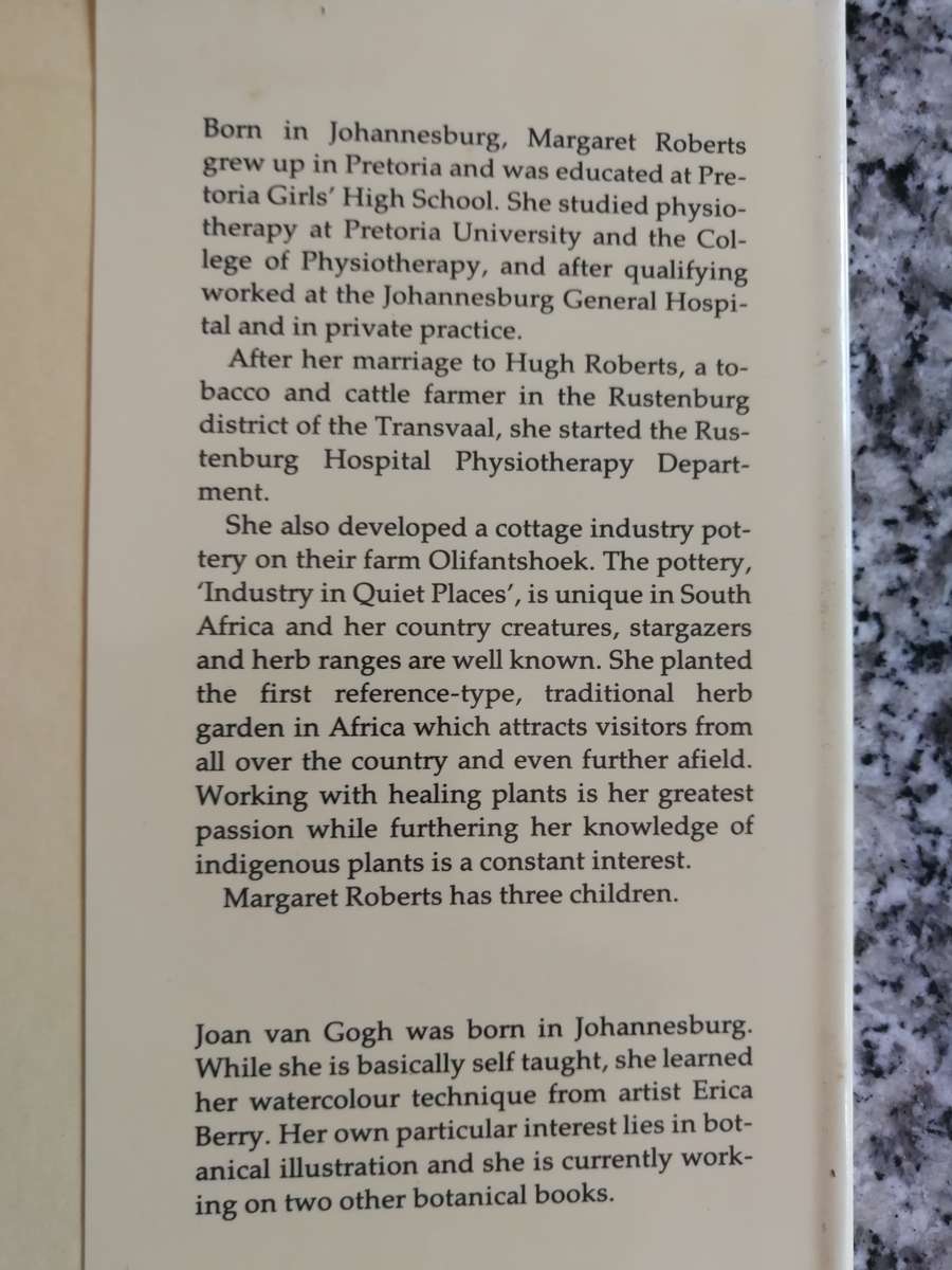 MARGARET ROBERTS BOOK OF HERBS THE MEDICINAL and CULINARY USES OF HERBS in SOUTH AFRICA