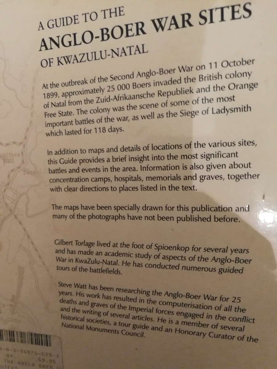 A GUIDE TO THE ANGLO BOER WAR SITES OF KWAZULU NATAL GILBERT TORLAGE AND STEVE WATT