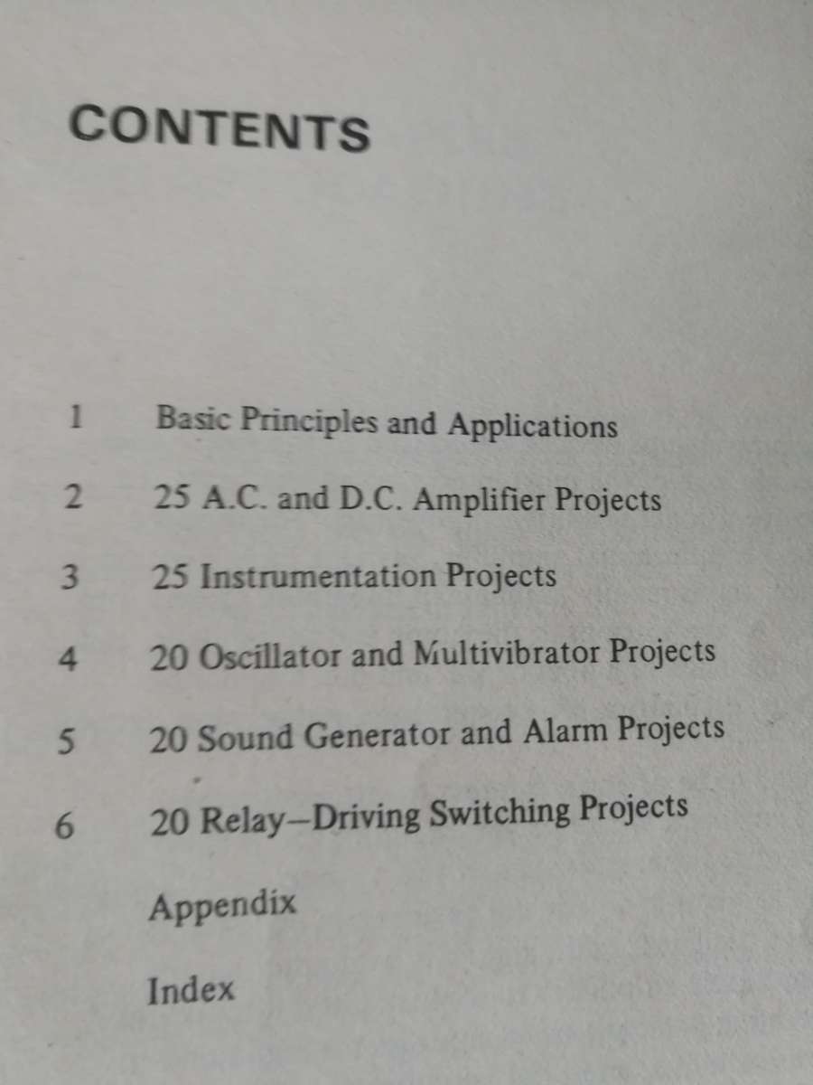 110 OPERATIONAL AMPLIFIER PROJECTS For the Home Construction R M MARSTON  electronics