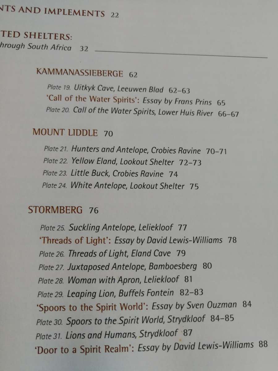 ROCK PAINTINGS of SOUTH AFRICA REVEALING A LEGACY STEPHEN TOWNLEY BASSETT Bushmen Note Description