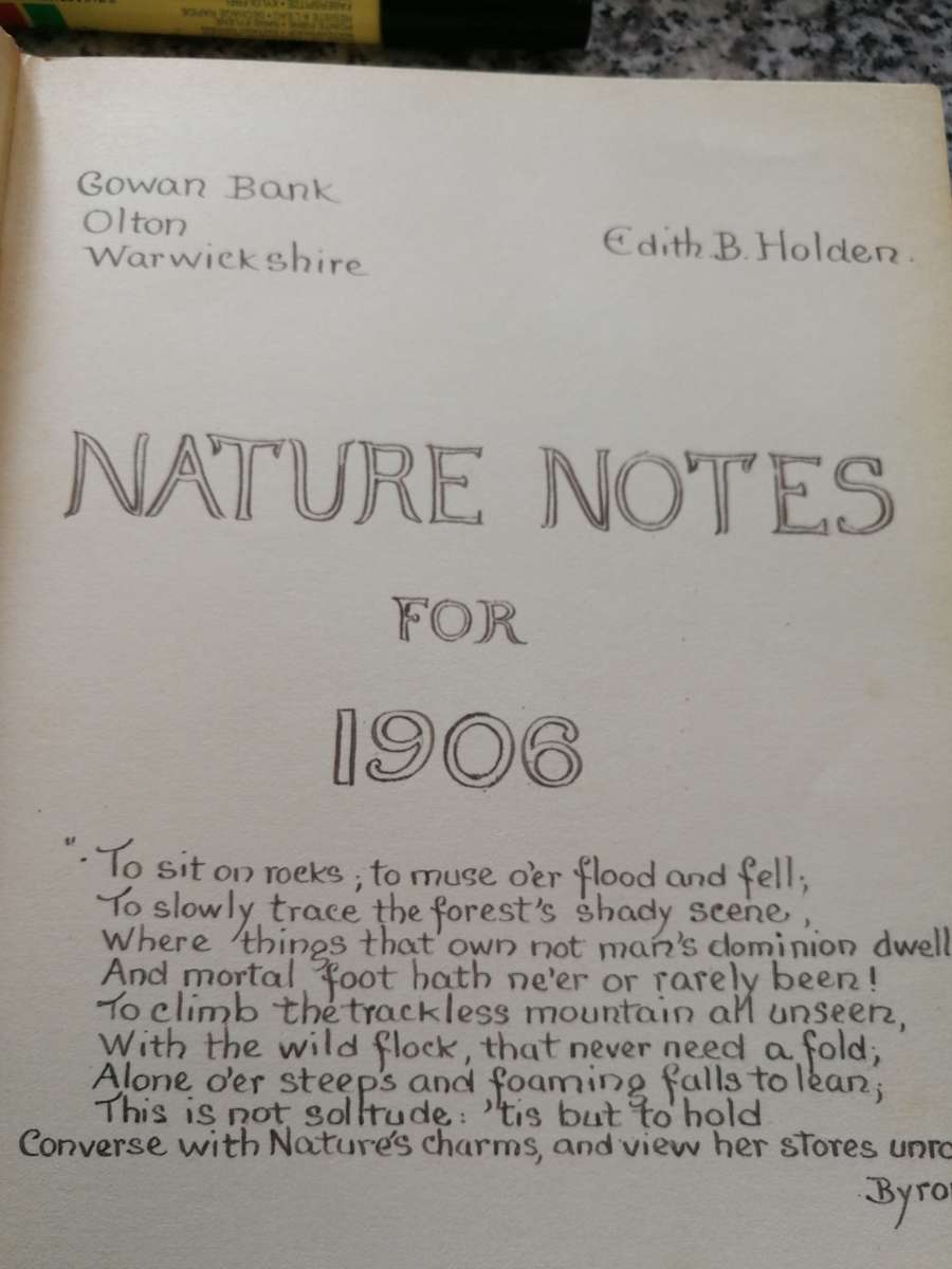 THE COUNTRY DIARY OF AN EDWARDIAN LADY EDITH HOLDEN