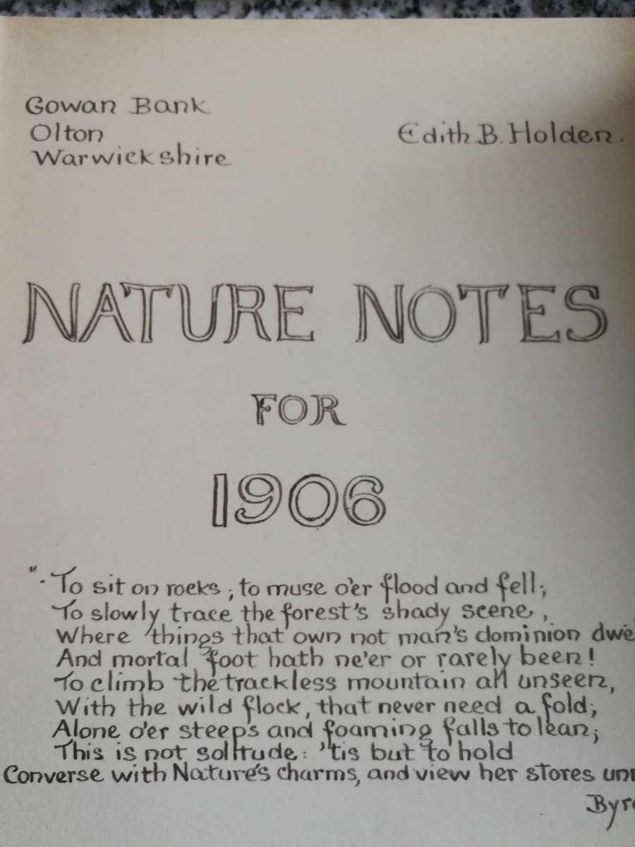 Reserved for Rene THE COUNTRY DIARY OF AN EDWARDIAN LADY EDITH HOLDEN ( please note the description