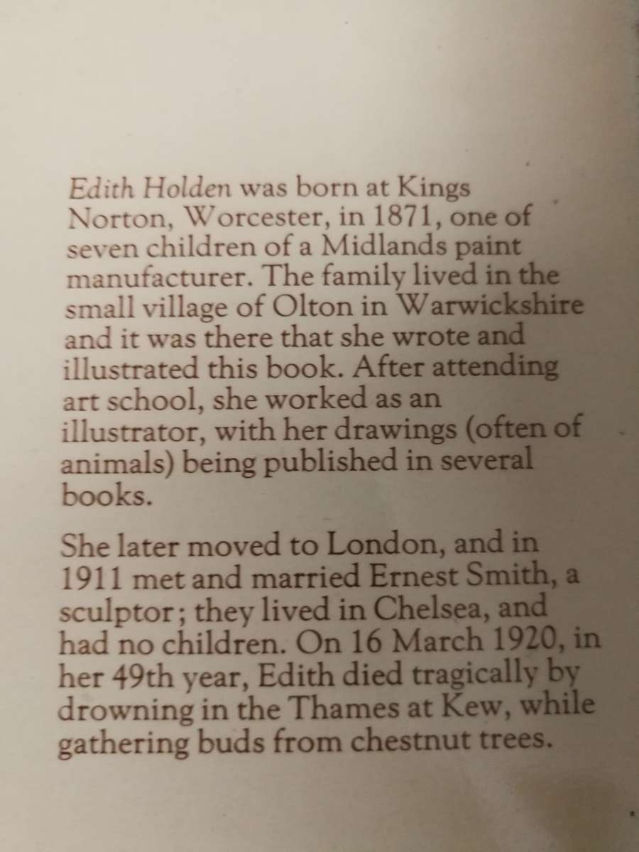 Reserved for Rene THE COUNTRY DIARY OF AN EDWARDIAN LADY EDITH HOLDEN ( please note the description