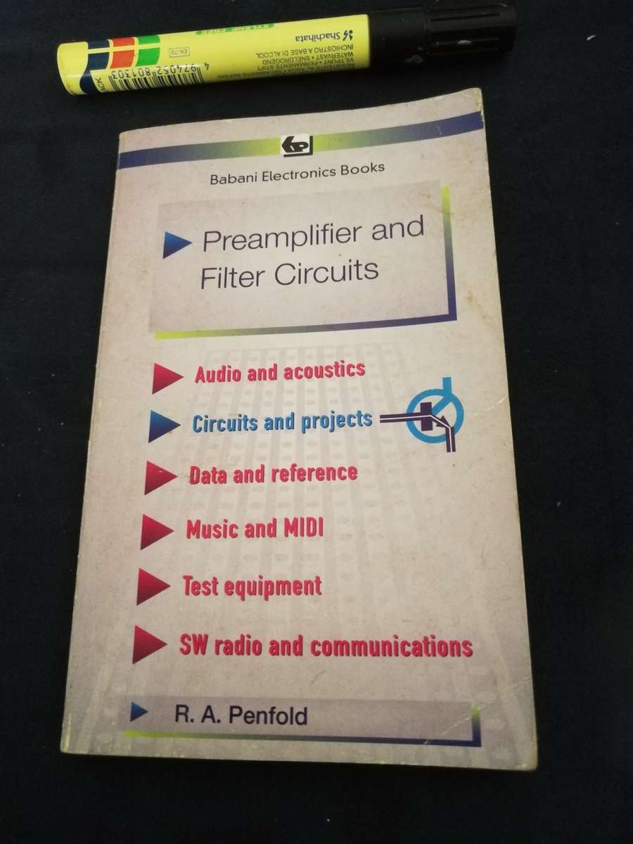 PREAMPLIFIER and FILTER CIRCUITS R A PENFOLD Babani Electronics Books