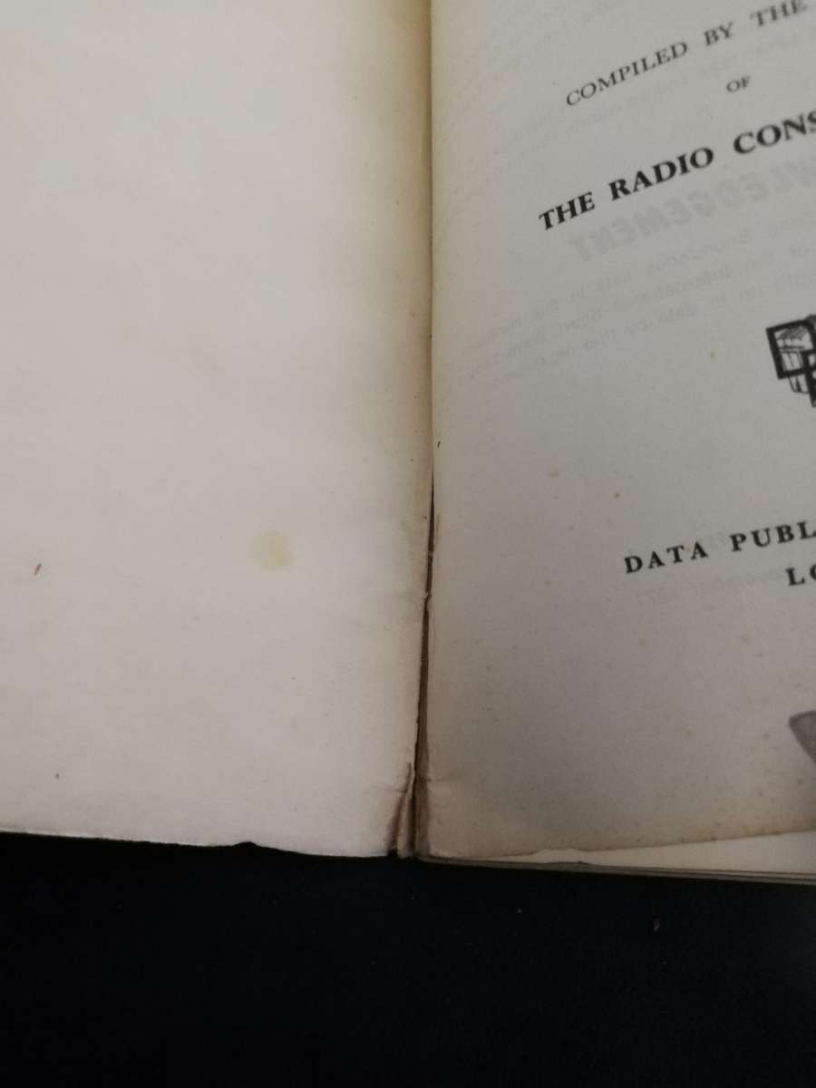 RADIO AMATEUR OPERATOR`S HANDBOOK DATA BOOK SERIES NO. 6 ( Electronics electrical  radio )