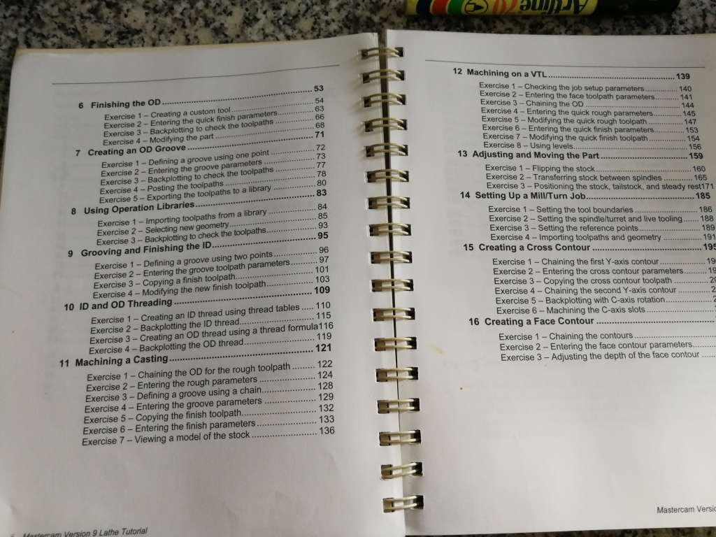 MASTERCAM LATHE TUTORIAL Version 9.1 SP2  Inch version Mastercam CNC Software