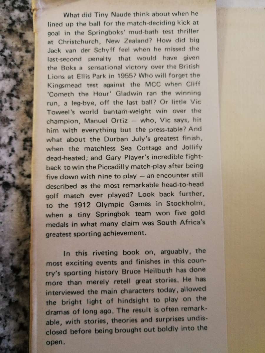 2 Books RUGBY OUT OF THE MAGIC BRUCE HEILBUTH PLUS RUGBY MEN MATCHES & MOMENTS J B G THOMAS