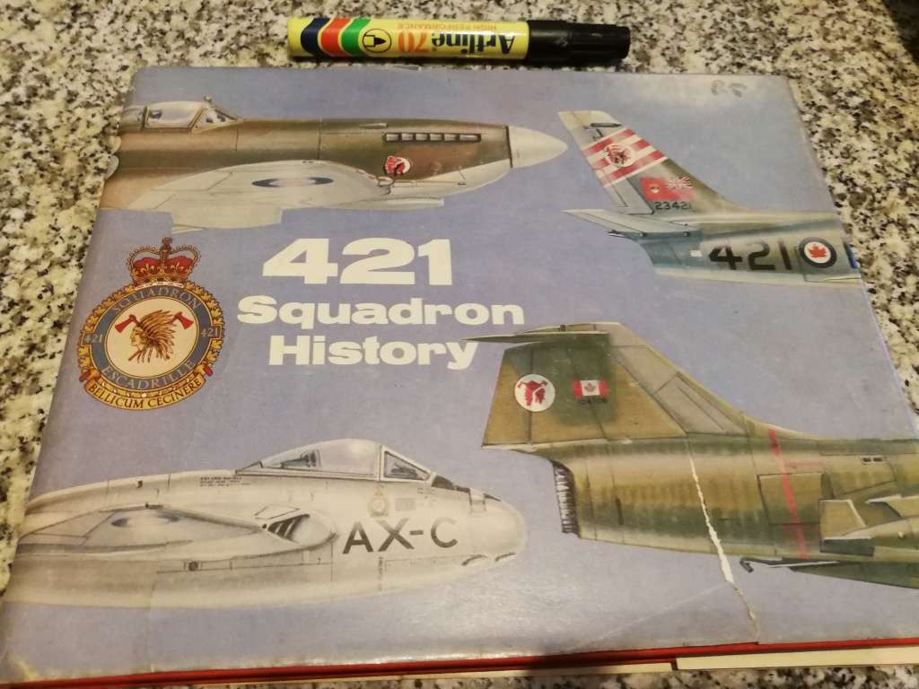 421 SQUADRON HISTORY 1942 - 1982  ( Digby Lincolnshire England -airfield Spitfire )