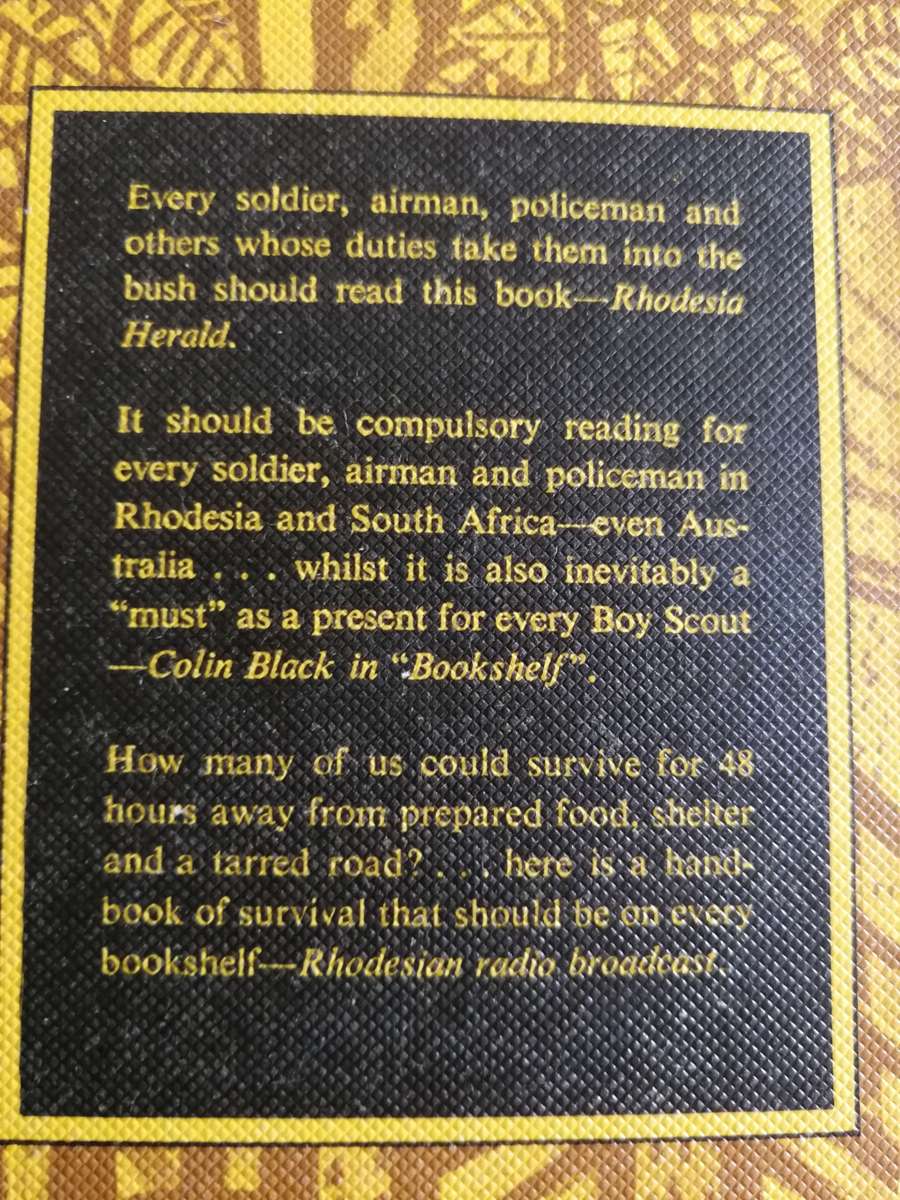 DON`T DIE IN THE BUNDU Col. D H GRAINGER O B E , E D Rhodesia Army military survival ( DONT )