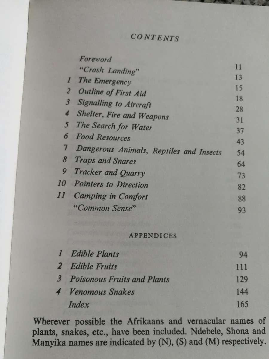 DON`T DIE IN THE BUNDU Col. D H GRAINGER O B E , E D Rhodesia Army military survival ( DONT )