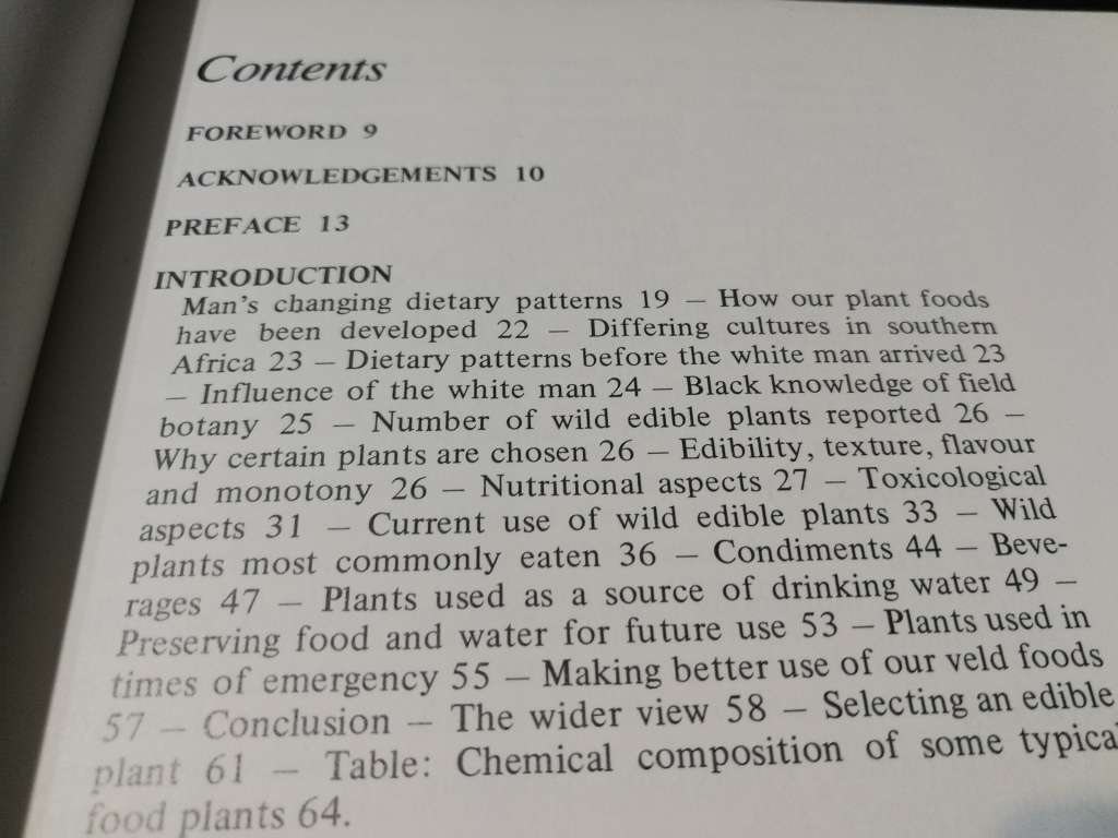 Reserved for Kelly FOOD FROM THE VELD Edible Plants from the Southern Africa F W FOX & M E NORWOOD