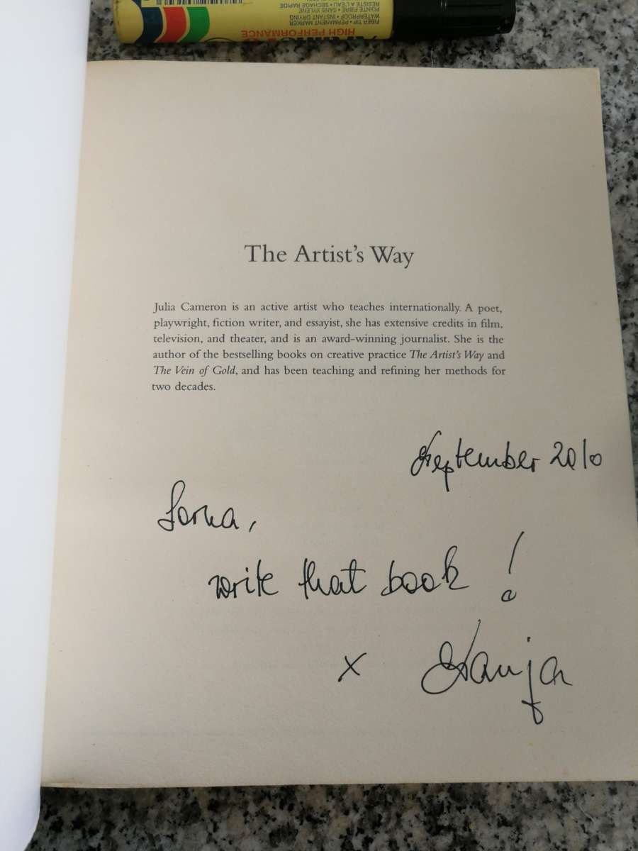 THE ARTISTS WAY Course in Discovering  & Recovering your Creative Self JULIA CAMERON  The Artist`s