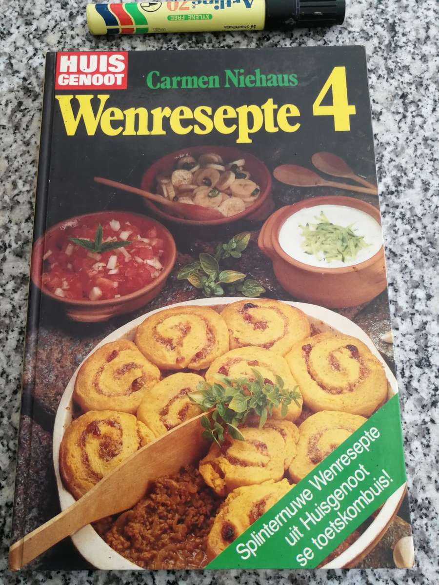 HUISGENOOT WENRESEPTE Boeke 1 tot 4 ( Vier Koekboeke Resete CARMEN NIEHAUS ANNETTE HUMAN )