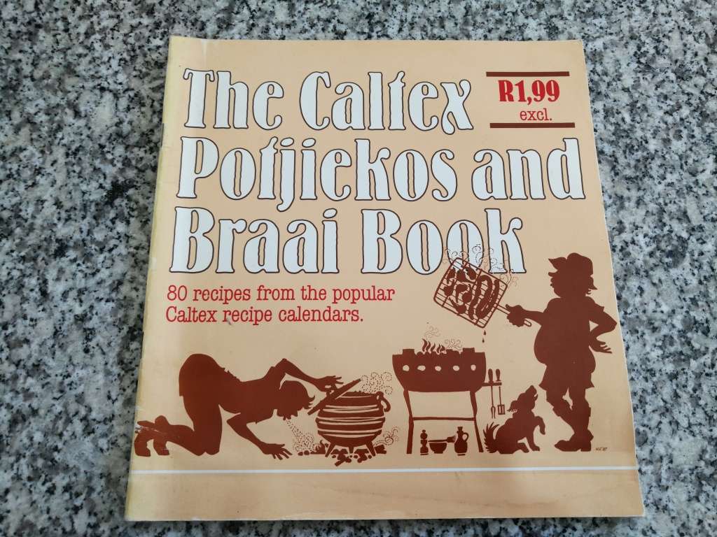 2 BOOKS CALTEX RECIPE COLLECTION 200 Recipes PLUS CALTEX POTJIEKOS and BRAAI BOOK