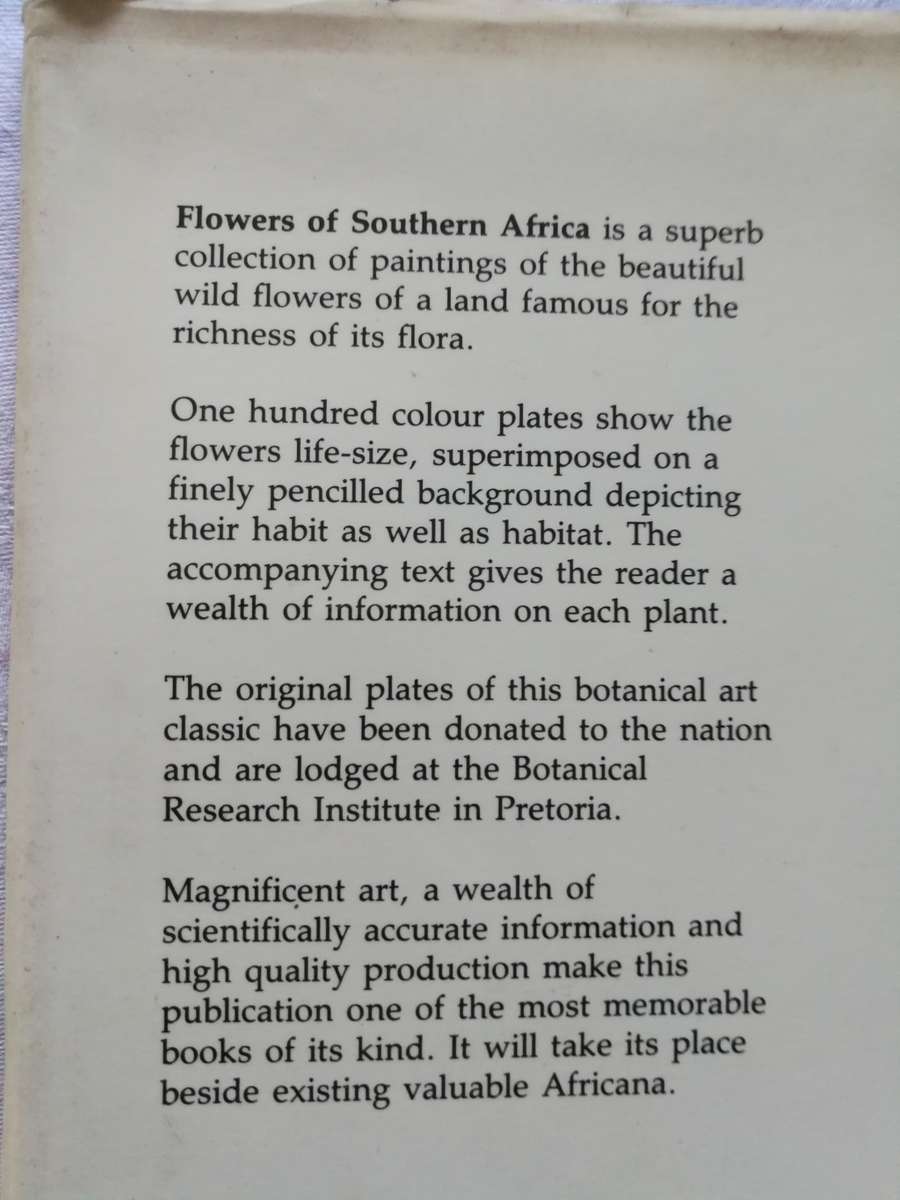 FLOWERS OF SOUTHERN AFRICA AURIOL BATTEN Limited Edition