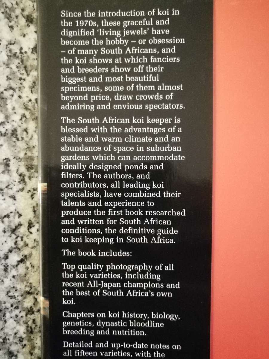 2 BOOKS KOI KEEPING IN SOUTH AFRICA LIVING JEWELS PLUS THE INTERPET ENCYCLOPEDIA OF KOI Fish