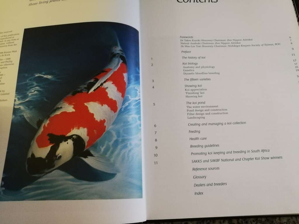 2 BOOKS KOI KEEPING IN SOUTH AFRICA LIVING JEWELS PLUS THE INTERPET ENCYCLOPEDIA OF KOI Fish