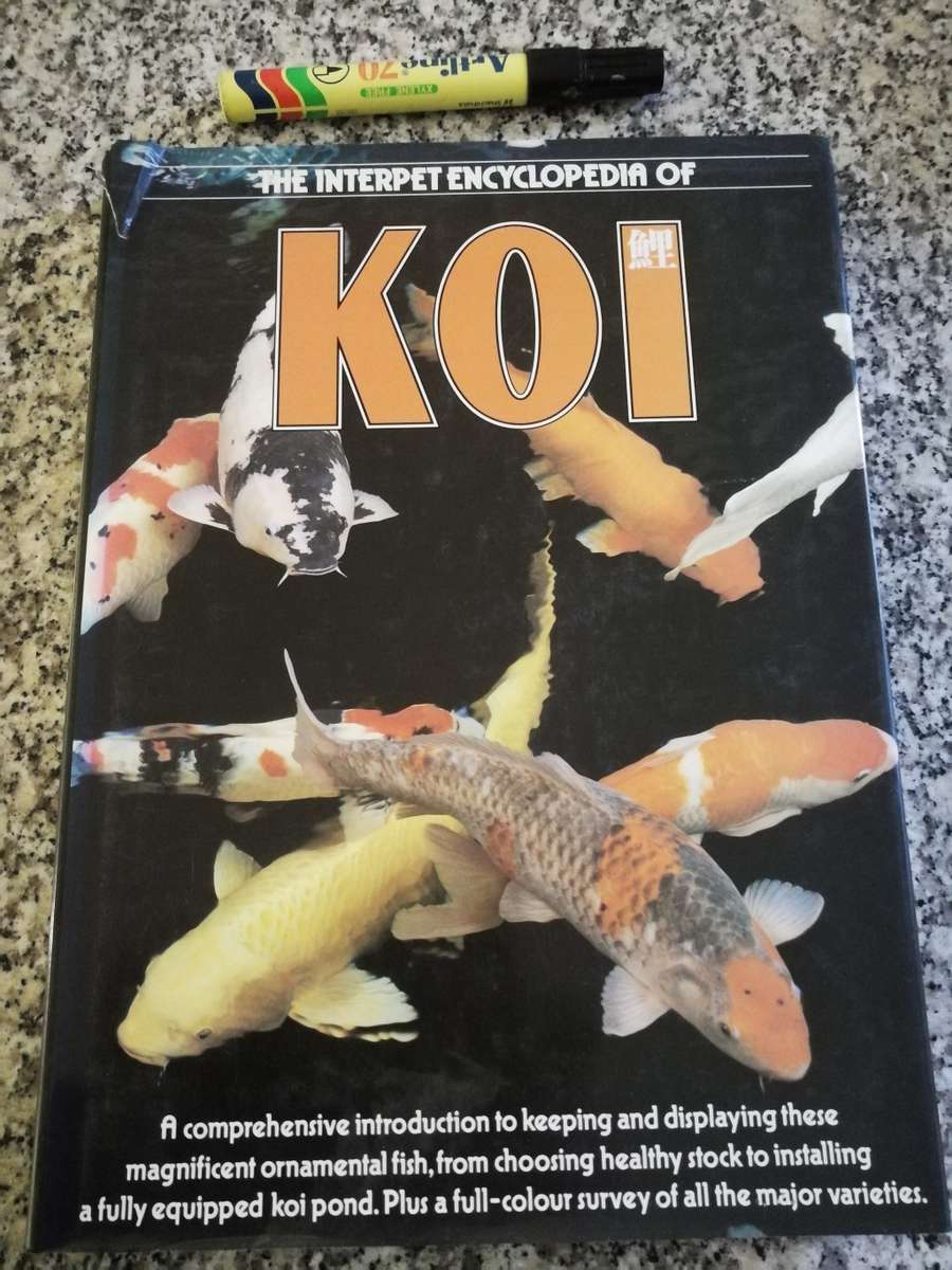 2 BOOKS KOI KEEPING IN SOUTH AFRICA LIVING JEWELS PLUS THE INTERPET ENCYCLOPEDIA OF KOI Fish