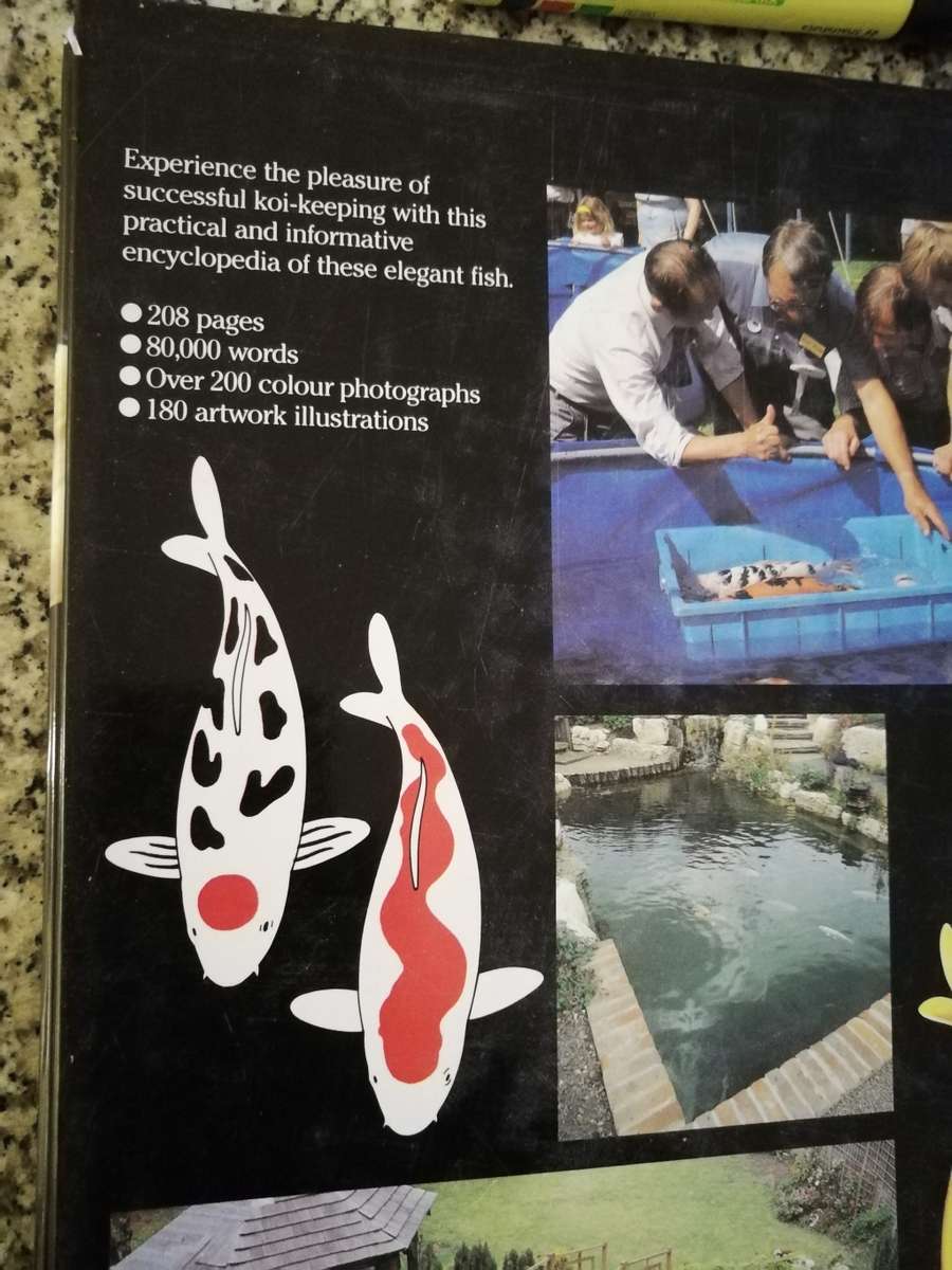 2 BOOKS KOI KEEPING IN SOUTH AFRICA LIVING JEWELS PLUS THE INTERPET ENCYCLOPEDIA OF KOI Fish