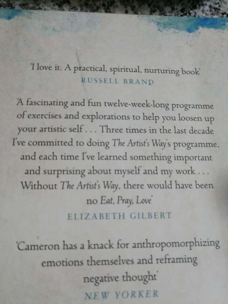 THE ARTISTS WAY Course in Discovering  & Recovering your Creative Self JULIA CAMERON  The Artist`s