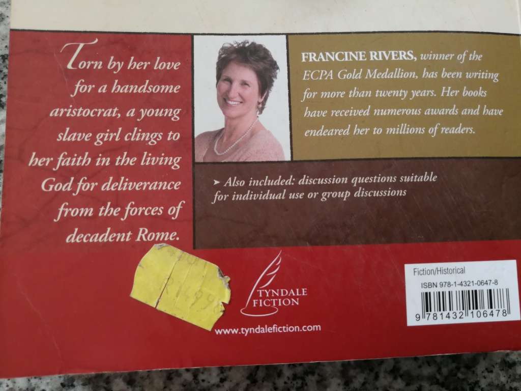 3 FRANCINE RIVERS  Books MARK of the LION SERIES  TRILOGY Books 1 2 and 3 ( complete )