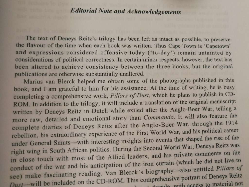 THE DENEYS REITZ TRILOGY  ADRIFT ON THE OPEN VELD Anglo Boer War  Commando Trekking On No Outspan