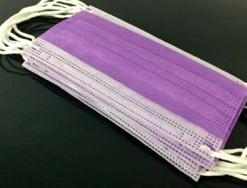 3ply LILAC FACE MASKS box of 50