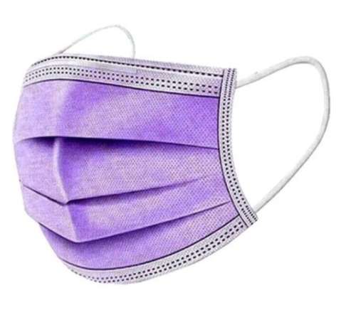 3ply LILAC FACE MASKS box of 50