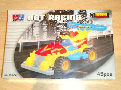 hot racing car blocks {similar to lego} 45 piece