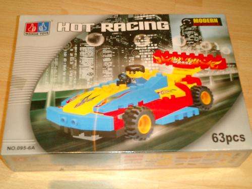 hot racing car blocks {similar to lego}63 piece