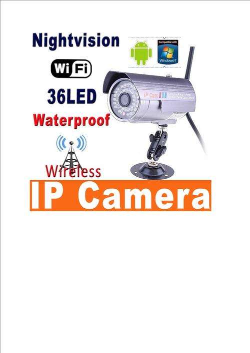 Wireless WIFI Network IP Camera Outdoor Weatherproof 36 LED Nightvision IR Free Delivery!!!