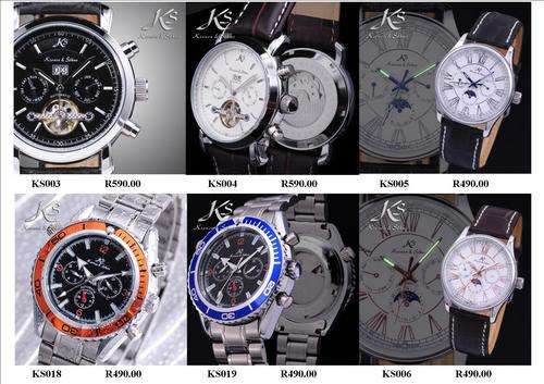 Kronen & Sohne Stylish skeleton Watch 100% original