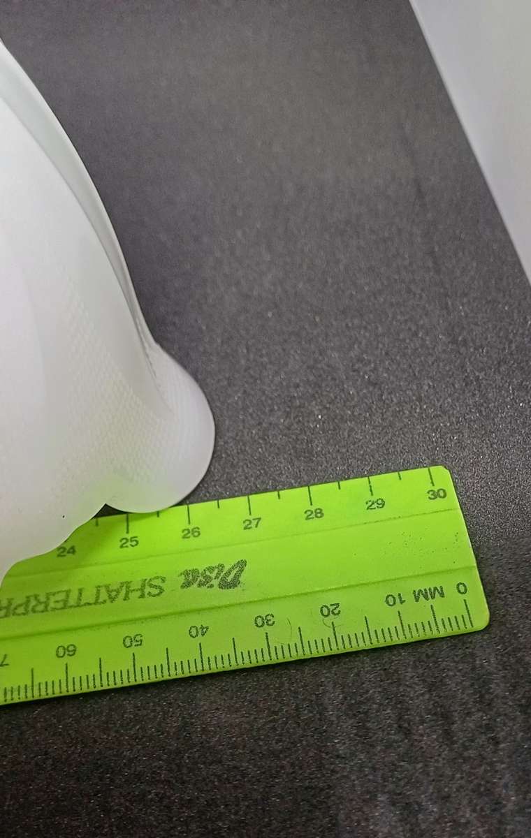 Milk glass bowl on feet