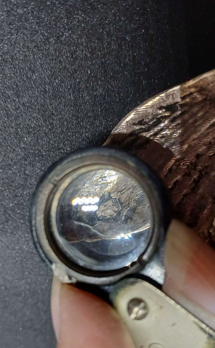 Silver  hummingbird  salt shaker 82 g