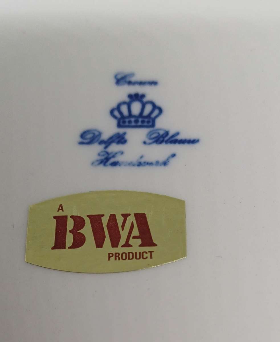 PINK DELFT LARGE PLATTER PLATE