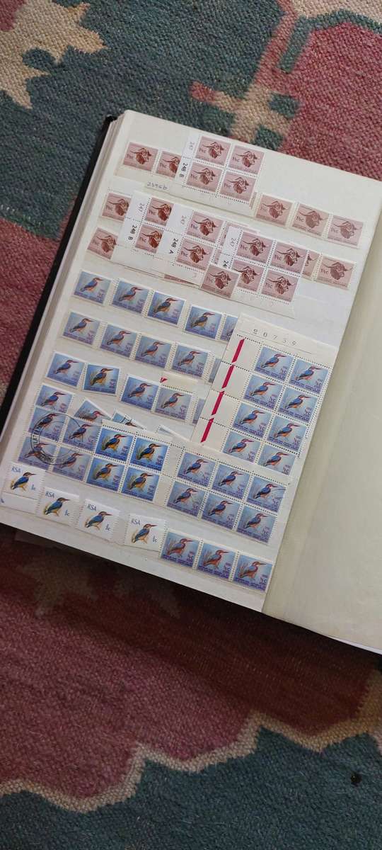 Stamp Stock Book  - South African Blocks various  in 16pg Album, Size: 30cm x 23cm