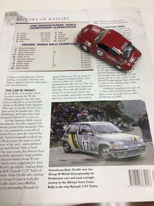 Rally car collection no 27 Saab