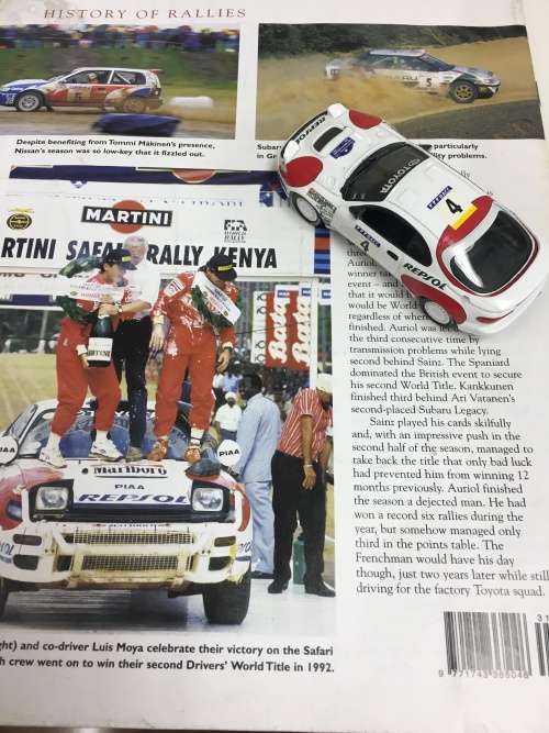 Rally car collection no 31 Toyota celica