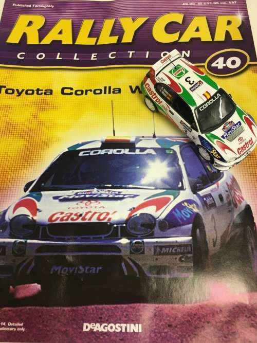 Rally car collection no 40 Toyota Corolla