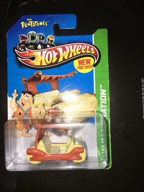 Hot Wheels Flinstones long card