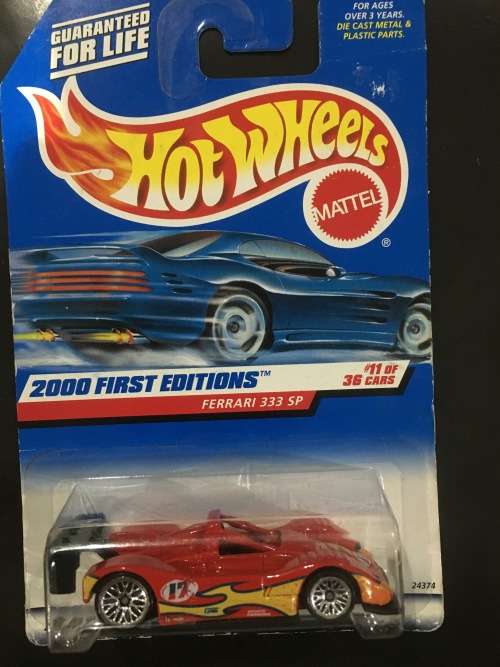 Hot Wheels Ferrari 333sp long card