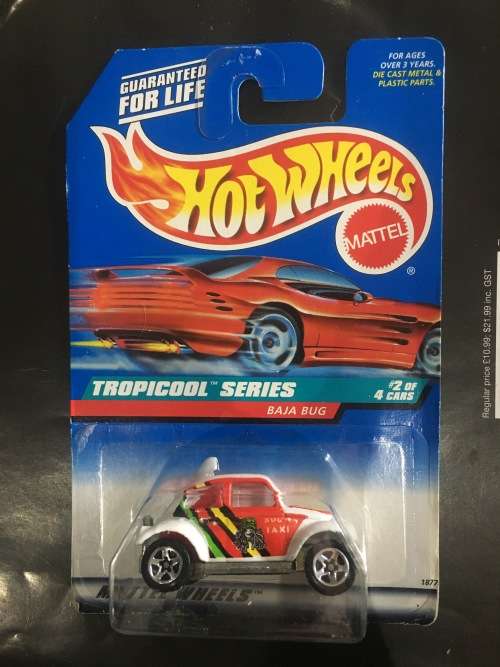 Hot Wheels Baja white/red