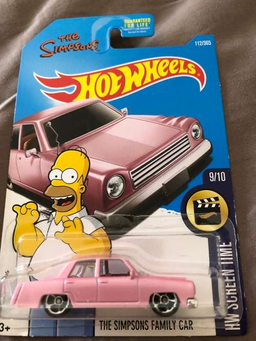 Hot wheels Simpsons pink