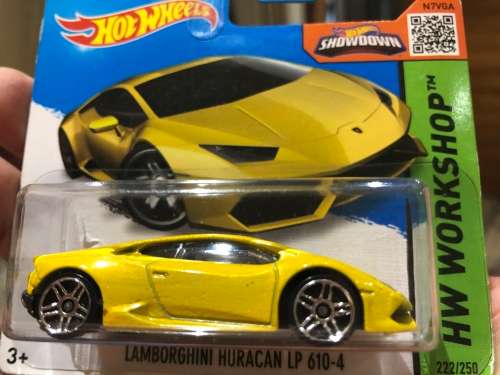 Hot wheels Lamborghini short card