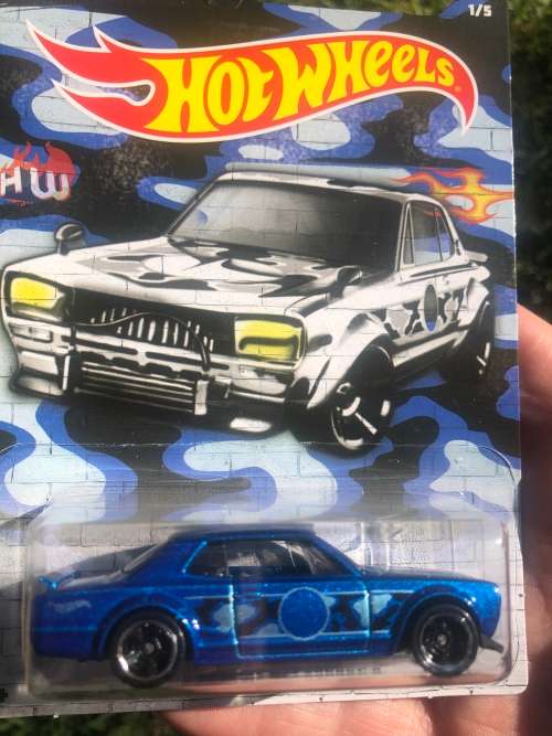 Hot Wheels Nissan Skyline long card