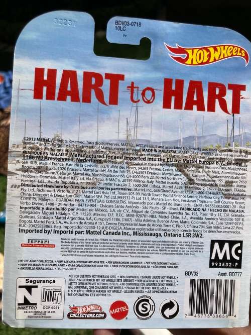 Hot Wheels Retro. Ferrari Hart to Hart